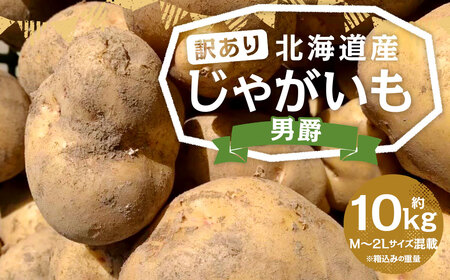【訳あり】北海道産 じゃがいも 男爵 M～2Lサイズ混載 約10kg 1箱 山田農場 ジャガイモ 芋 いも イモ 訳アリ わけあり ワケアリ 国産 【2026年9月下旬-2027年1月上旬迄発送予定】