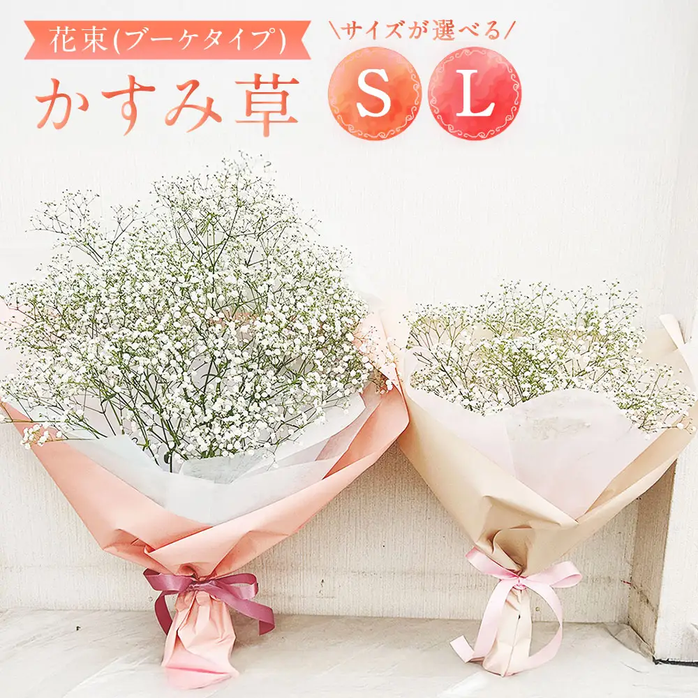 【指定日必須】かすみ草花束 Sサイズ 