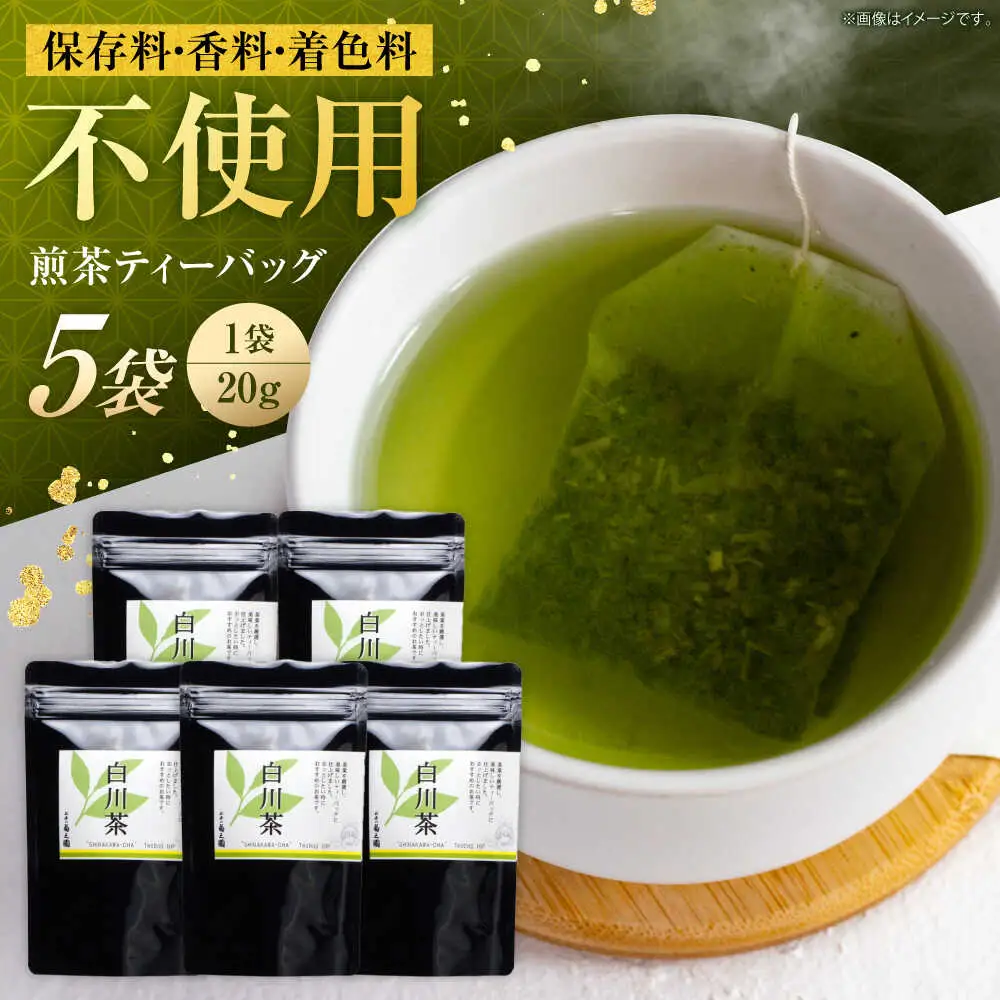 煎茶 ティーバッグ 5袋 / 菊之園[AWAG004]煎茶
