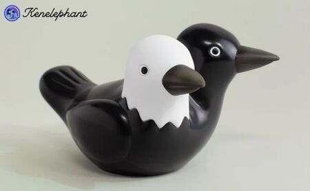 予言の鳥 / standard / CHUKU JAPONISM 置物 オブジェ 飾り インテリア 鳥 手作り 手作業 日本製 プレゼント ソフビフィギュア ケンエレファント　墨田区 東京