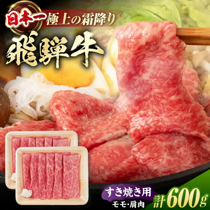 飛騨牛 すき焼き用赤身 計600g / 浅井商店[AWBJ005] 飛騨牛