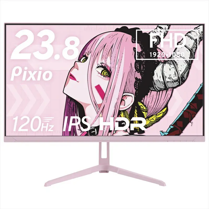 Pixio ゲーミングモニター 23.8インチ FHD 120Hz IPS ピンク PX246WAVEK | モニター モニター