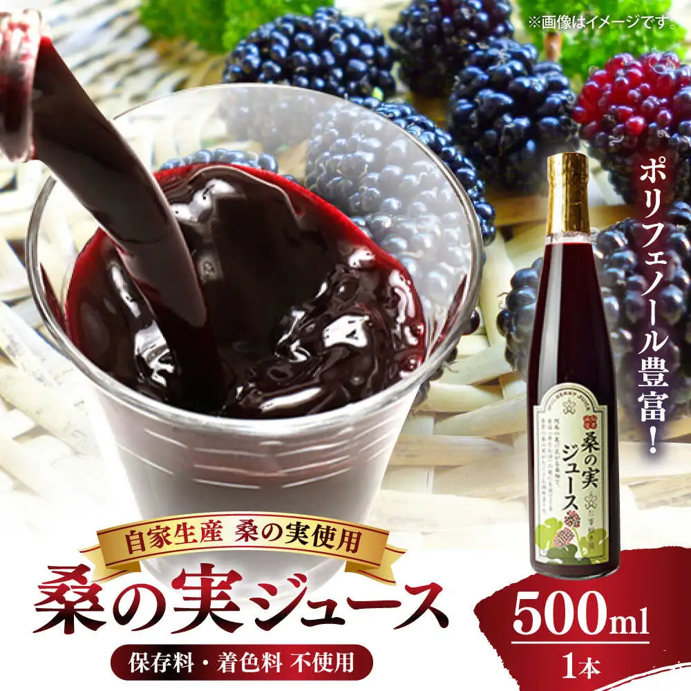 峯樹木園 桑の実ジュース 500ml ジュース[AYAB016]
