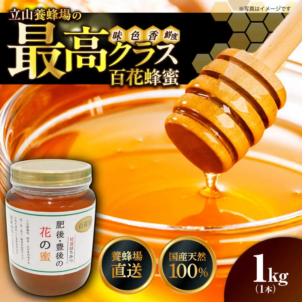 立山養蜂場 はちみつ1kg はちみつ[AYAB027]