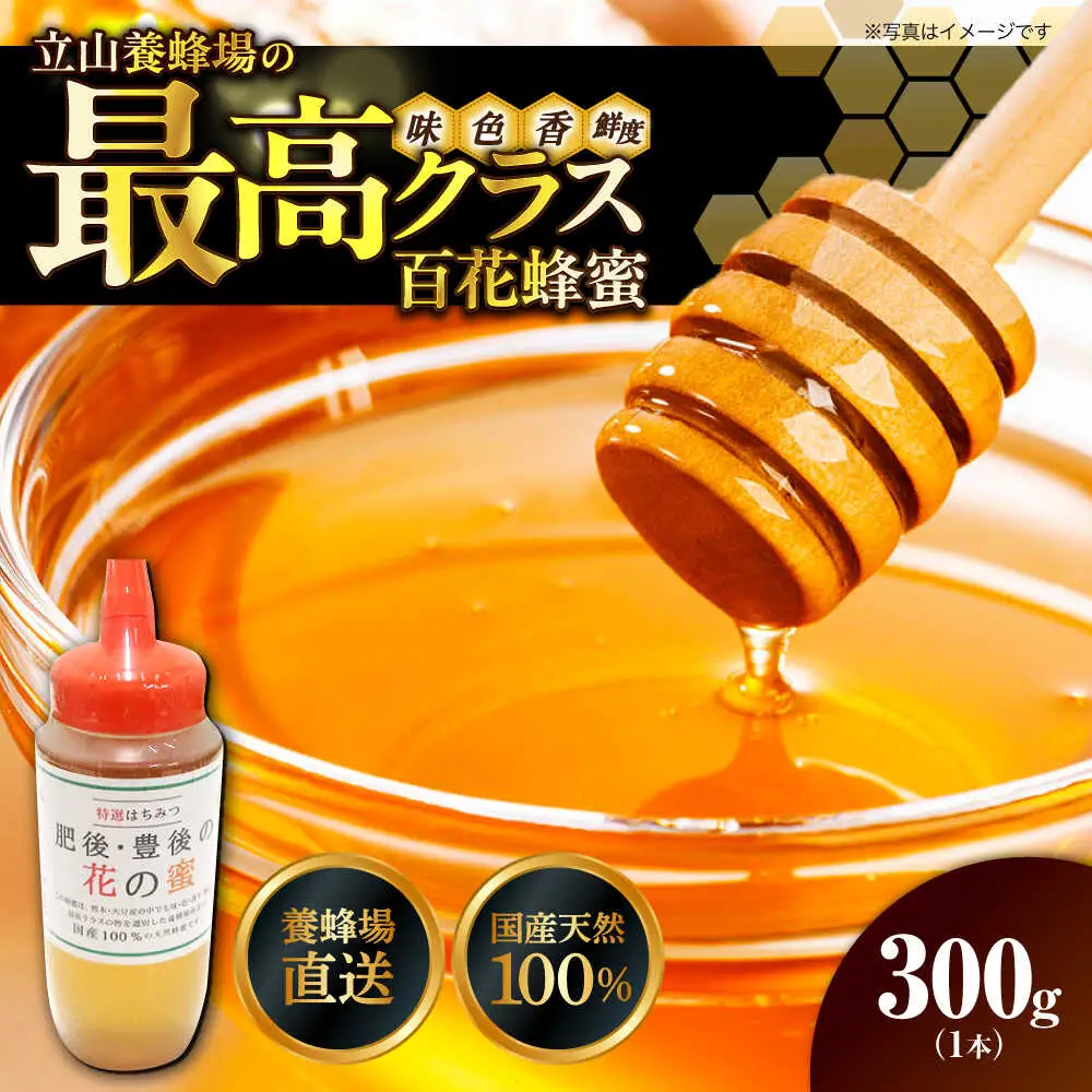 立山養蜂場 国産 百花 はちみつ300g はちみつ[AYAB039]