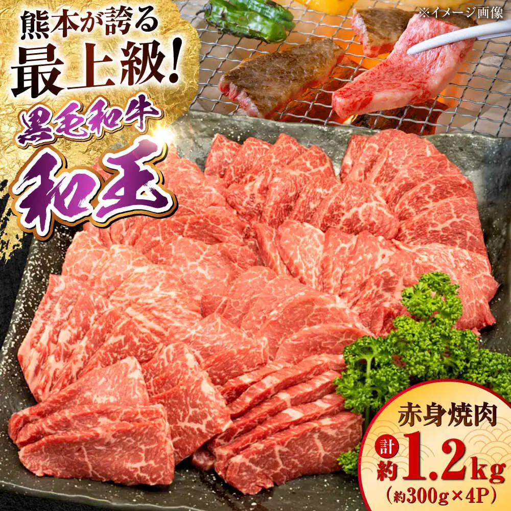 A5等級黒毛和牛 柔らか赤身焼肉約300g×4P計約1.2kg黒毛和牛AYCH095