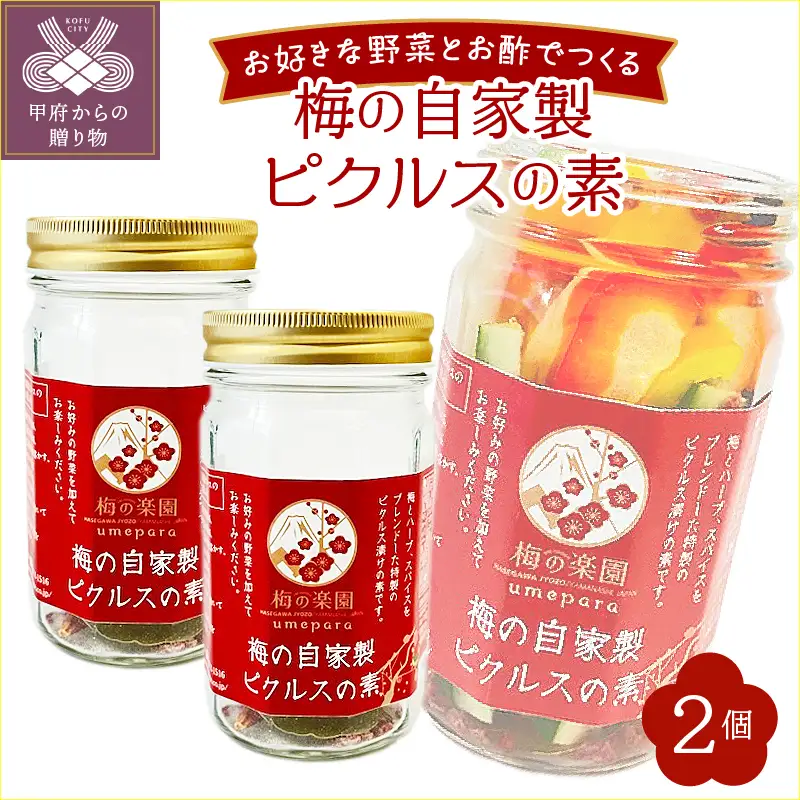 梅の自家製ピクルスの素　2個セット
