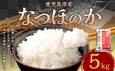 【新米先行予約】【KODAMAFARMS】 鹿児島県産 なつほのか 5kg KODA米 【2026年9月下旬以降順次発送】 精米 米 お米 AS-2263