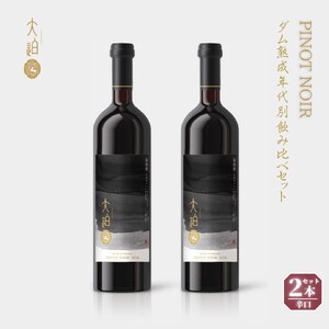 【数量限定】「早池峰の恵み」モリタワイン　ダム貯蔵熟成　年代別ピノ・ノワール飲み比べ2本セット 【2152】