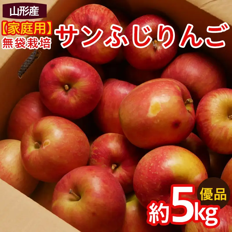 【家庭用】ふじりんご 優品 約5kg入り【令和8年産先行予約】FS25-760