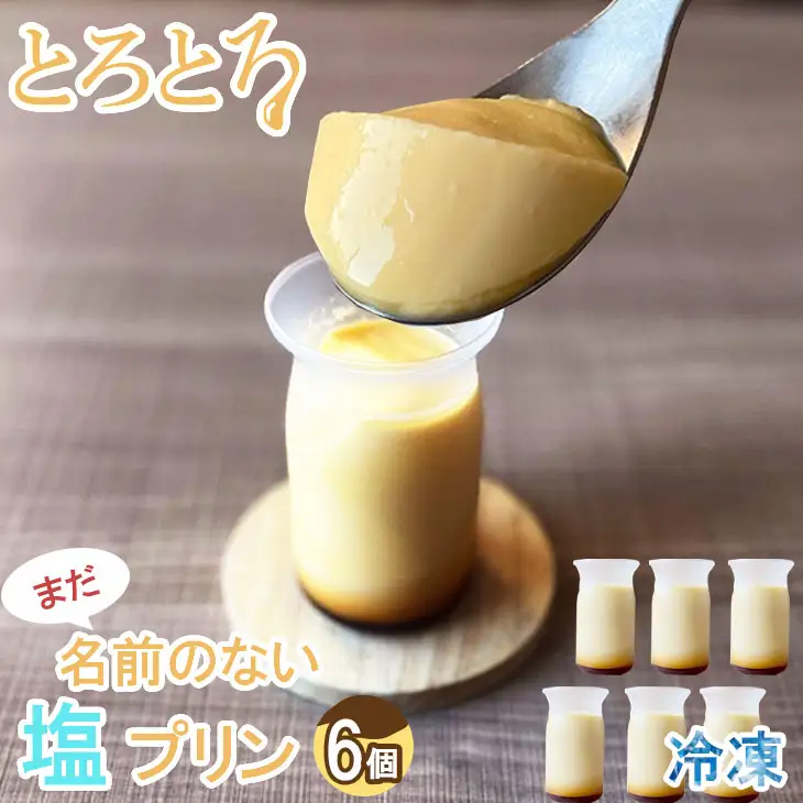 まだ名前のない塩プリン（6個入り） プリン B110-029