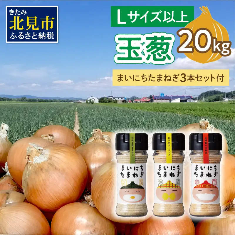 早生ふじ 20キロ　家庭用　普通　小玉 予約：2026年11月から順次発送】玉葱 20kg Lサイズ以上 まいにち
