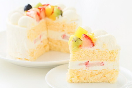 ケーキ フルーツデコレーションケーキ 5号 デコレーションケーキ フルーツケーキ ショートケーキ フルーツ お菓子 菓子 洋菓子 焼菓子 おやつ デザート スイーツ お祝い 長野 信州