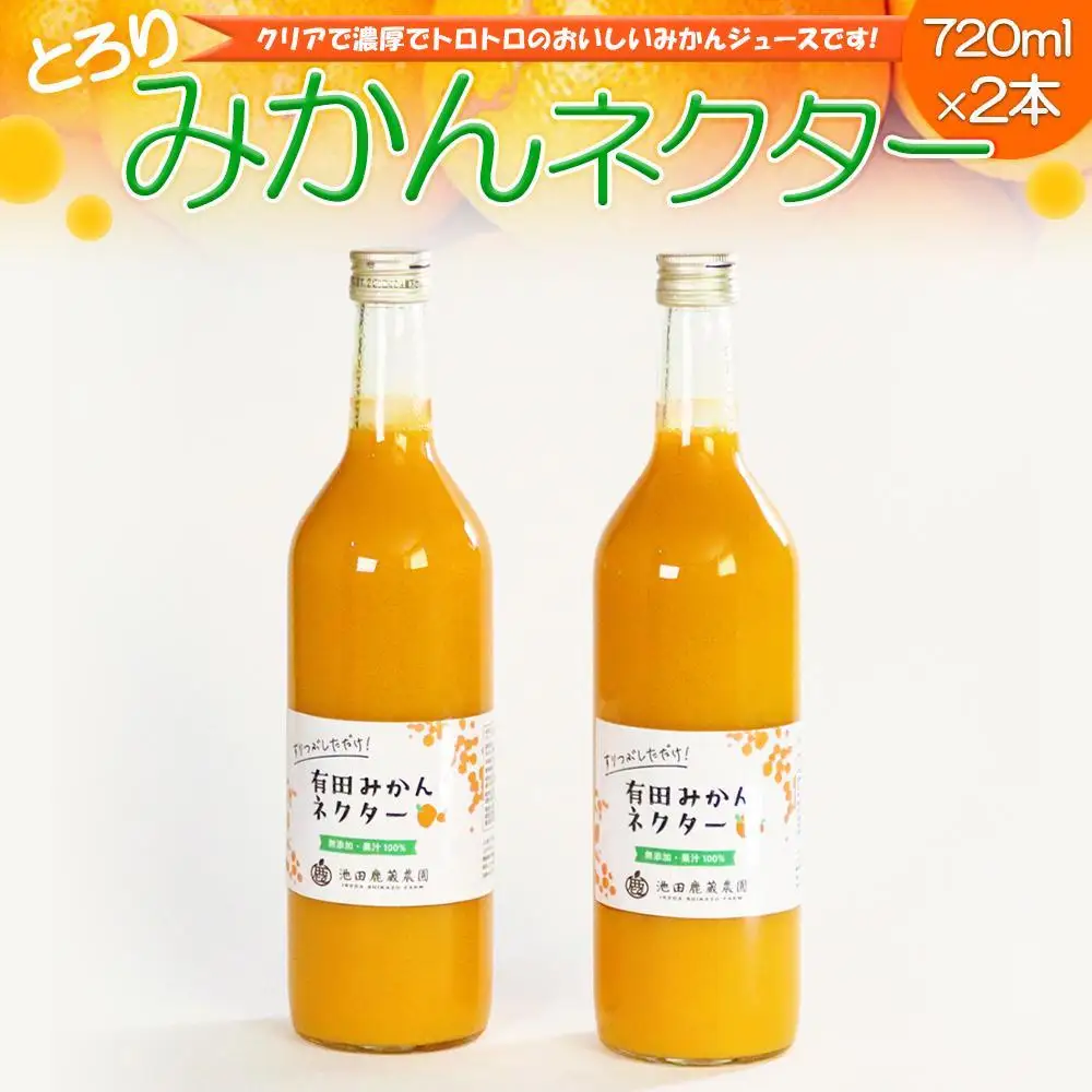 とろり みかんネクター 720ml×2本［IKE225］