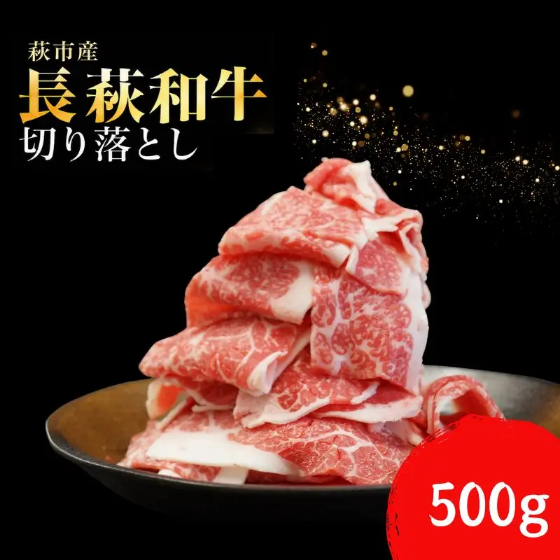 長萩和牛切り落とし　500g　｜HG000186