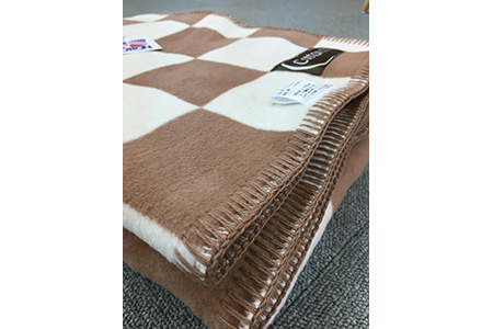 綿100% 綿毛布 シングル 140×200cm ブラウン系 CO909BR [0667]