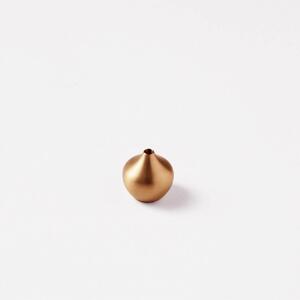 堺の伝統産品　お香立てとお香のセット [しずく-BRASS]