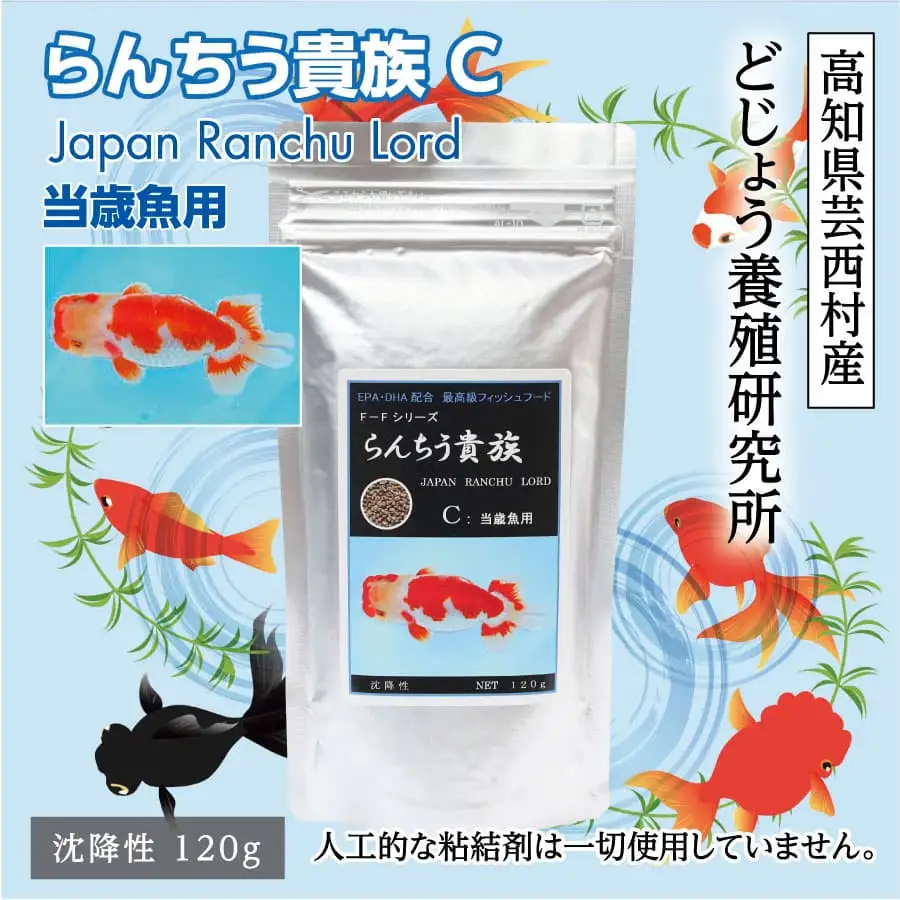 らんちう貴族C 120g 当歳魚用