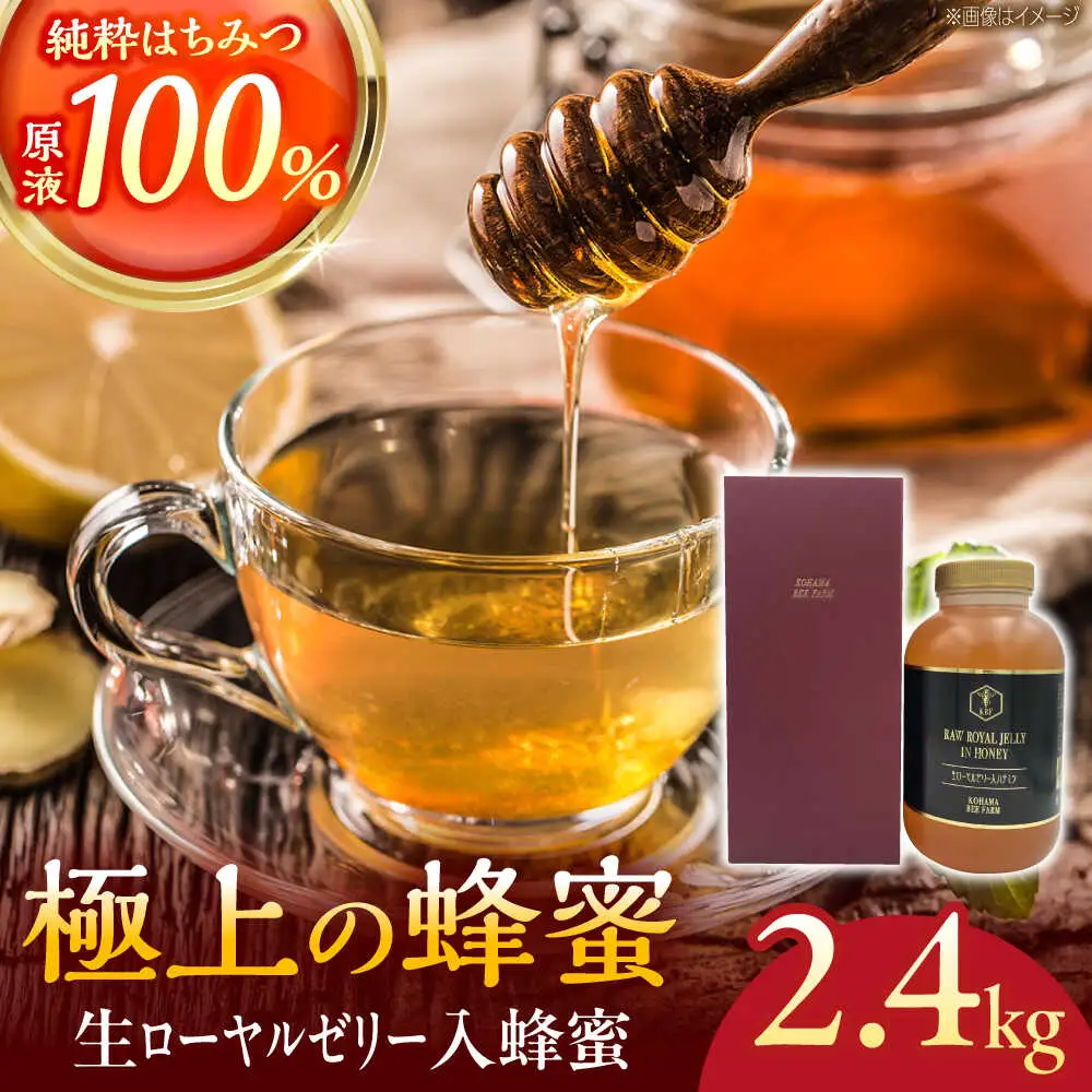 蜂蜜 コハマのハチミツ 生ローヤルゼリー入蜂蜜 2.4kg×1本   BCAQ007