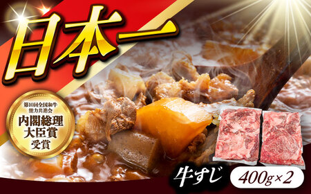 長崎和牛 生）牛すじ 400g×2P [DAR048]