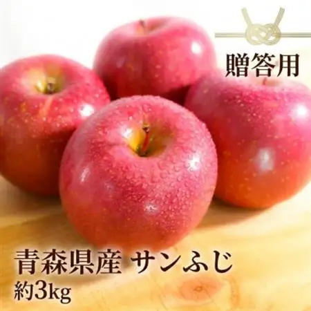 【11月～12月出荷予定】青森県産りんご サンふじ 約3kg 贈答用 平均糖度13度以上!_果物・フルーツ りんご  リンゴ 林檎_【配送不可地域：離島・沖縄県】【1612823】