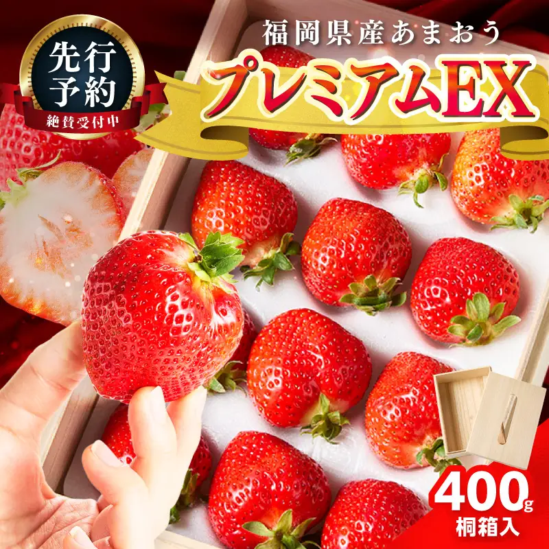【2027年先行予約】桐箱入りプレミアムEXあまおう【044-0078】