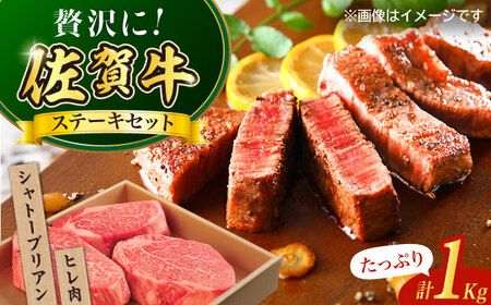 佐賀牛シャトーブリアン400g（2枚）ヒレステーキ600g（3枚） / 佐賀県 / やま田商店 [41AAAR004]