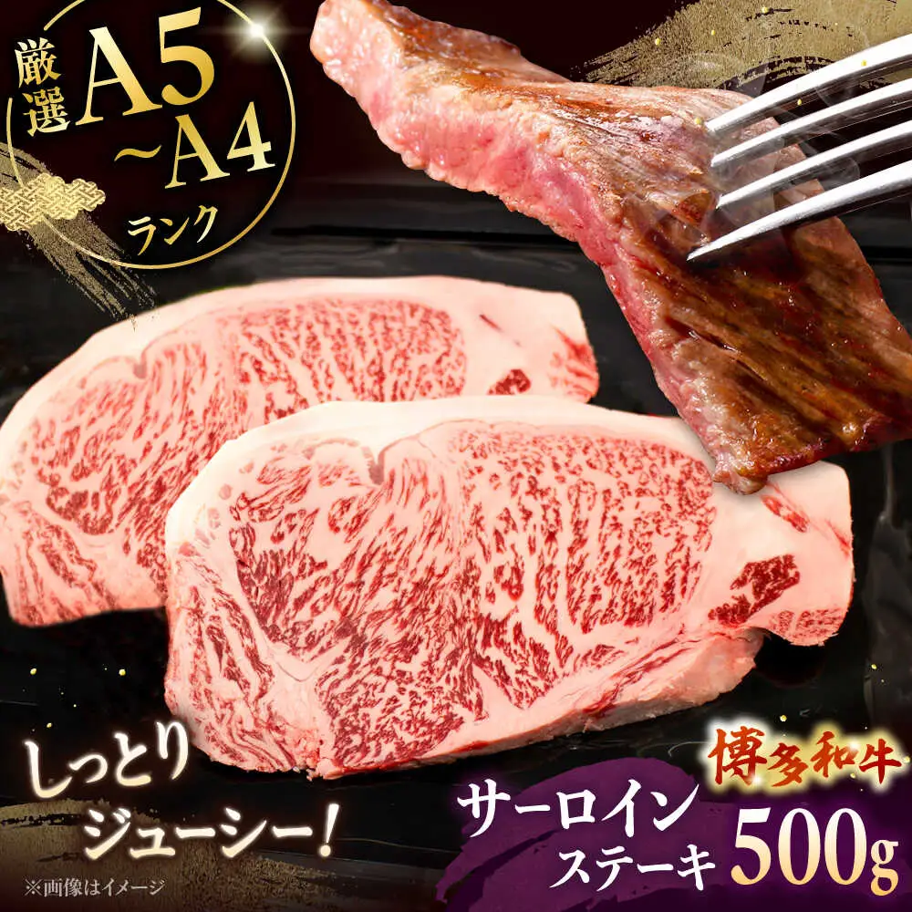 【A5-A4等級】博多和牛 サーロイン ステーキ 2枚（計500g） [ADBZ017] サーロイン