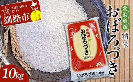 【期間限定！寄附額改定↓！】精米仕立て発送 北海道産おぼろづき 10kg 北海道 白米 米 コメ こめ お米