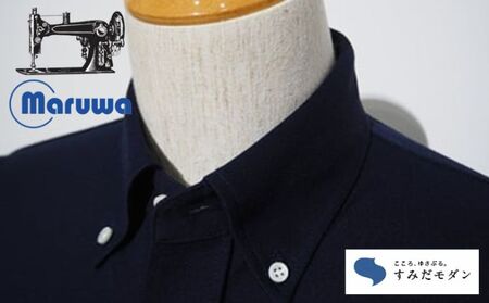 シャツ INDUSTYLE TOKYO 動体裁断 ネイビー シャツ ネイビー(XL)