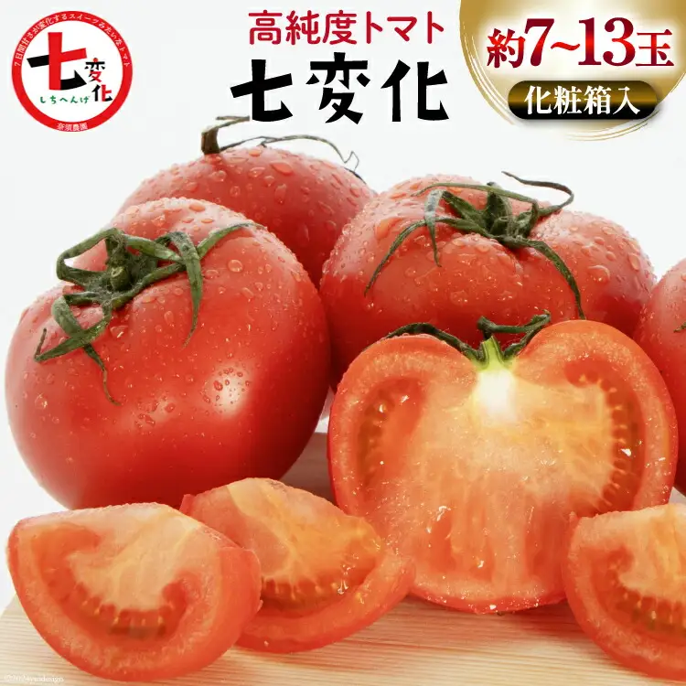 【期間限定発送】 トマト こだわりのホントに美味しい 高糖度トマト 7～13玉 化粧箱入り