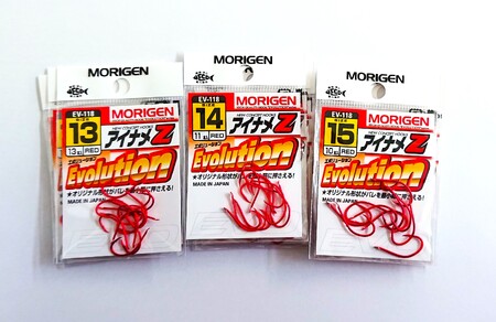 もりげん(MORIGEN)　釣針　アイナメZ　9枚セット(13号・14号・15号/各3枚) ［ 釣り　釣り針　海釣り］