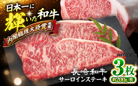 長崎和牛 サーロインステーキ 600g ＜大西海ファーム＞ CEK191 ステーキ
