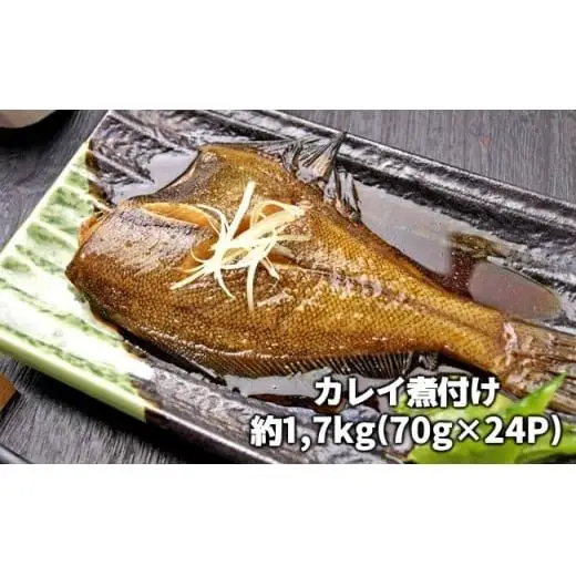 C01-E16 カレイの煮つけ（1尾まるごと70g×24パック）