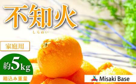 【先行受付】【家庭用】不知火（しらぬい） 約5kg ※離島への配送不可（2027年3月上旬より順次発送） IKTAB003 