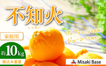 【先行受付】【家庭用】不知火（しらぬい） 約10kg ※離島への配送不可 （2027年3月上旬より順次発送） IKTAB004 