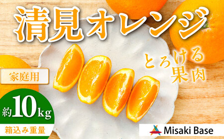 【先行受付】【家庭用】清見オレンジ 約10kg ※離島への配送不可 （2027年3月下旬より順次発送） IKTAB008 