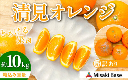 【先行受付】【※超訳あり】清見オレンジ約 10kg ※離島への配送不可（2027年3月下旬より順次発送） IKTAB010 