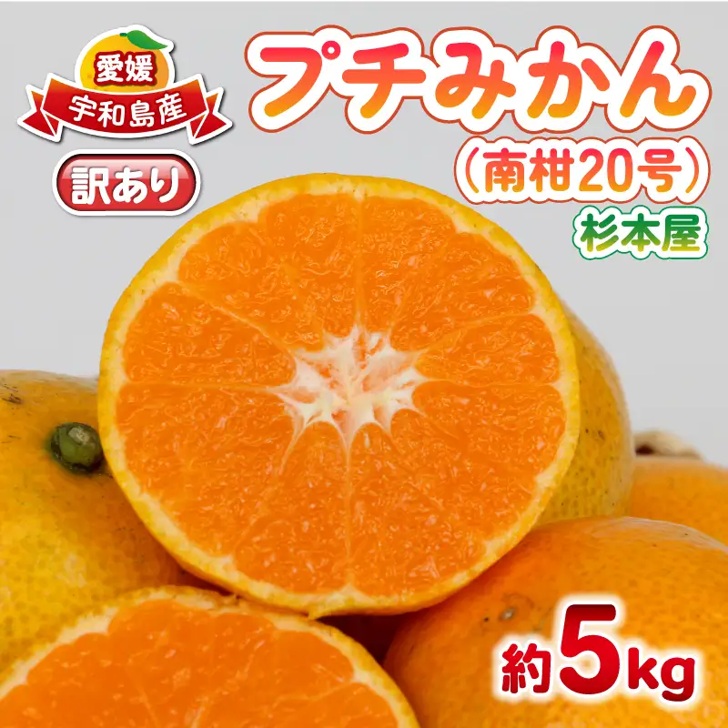 訳あり プチ みかん 南柑20号 5kg 杉本屋 わけあり 訳あり品 訳アリ 小玉みかん 小みかん 愛媛みかん 愛媛蜜柑 愛媛ミカン 温州 温州みかん 果物 くだもの フルーツ 柑橘 蜜柑 mikan 産地直送 数量限定 国産 愛媛 宇和島 B010-143014