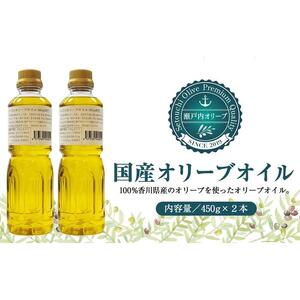 国産100％バージンオリーブオイル900ｇ（500mlPET×2本）