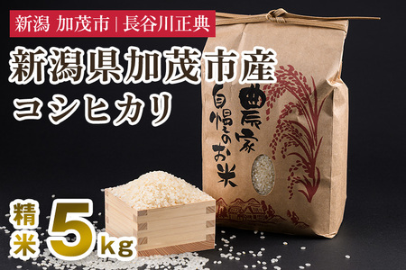 新潟県加茂市産コシヒカリ 精米 5kg
