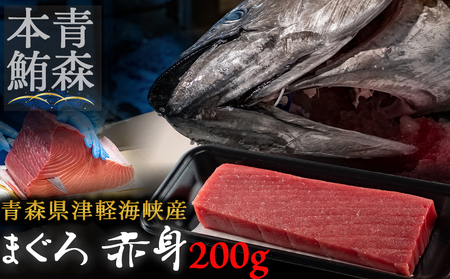＜引き締まった旨味＞津軽海峡産まぐろ(赤身200g)