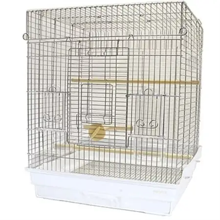 HOEIの鳥かご　ステンレス大型手のりケージ　465オカメステンレス【1136627】