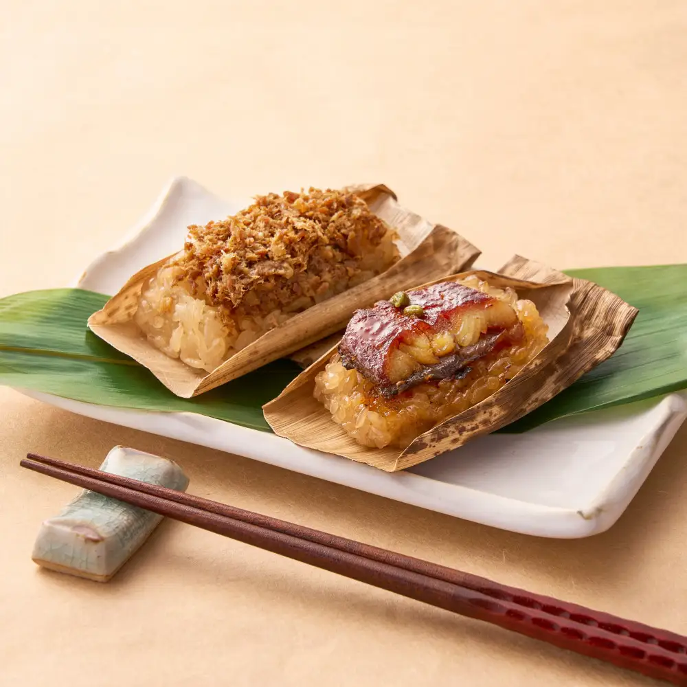 【京料理 美濃吉】鰻と牛肉のお凌ぎ飯蒸し詰合せ ＜国産鰻のお凌ぎ飯蒸し×6個・牛肉のお凌ぎ飯蒸し×3個＞