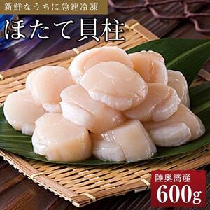 【ふるさと納税】冷凍ほたて貝柱　600g【魚介類 水産 食品 人気 おすすめ 送料無料】