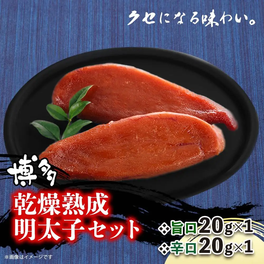 博多乾燥熟成明太子（旨口・辛口）セット