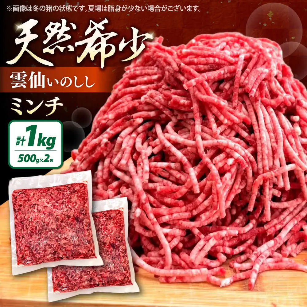 ジビエ 猪肉 ミンチ 500g×2パック [SDB012]｜ジビエ