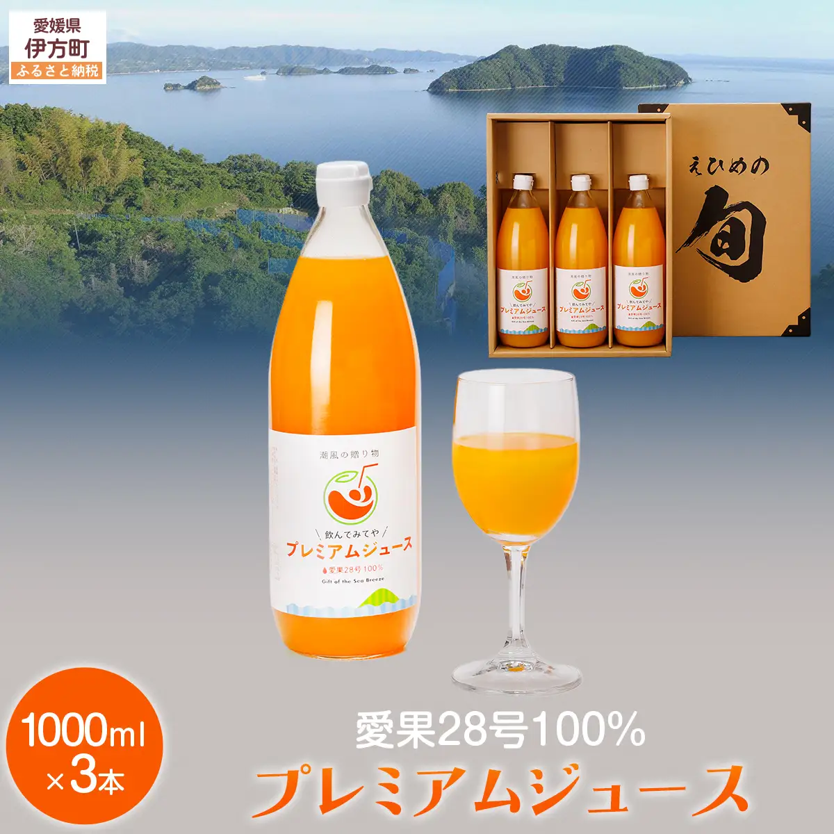 【岡市農園】愛果28号100％プレミアムジュース ※離島への配送不可 【ふるさと納税 人気 おすすめ ランキング ジュース みかんジュース オレンジジュース 愛果28号 柑橘 みかん ミカン 紅 まどんな 蜜柑 飲料 ドリンク 果汁100％ 岡市農園 愛媛県産 愛媛県 伊方町 送料無料】 IKTV002