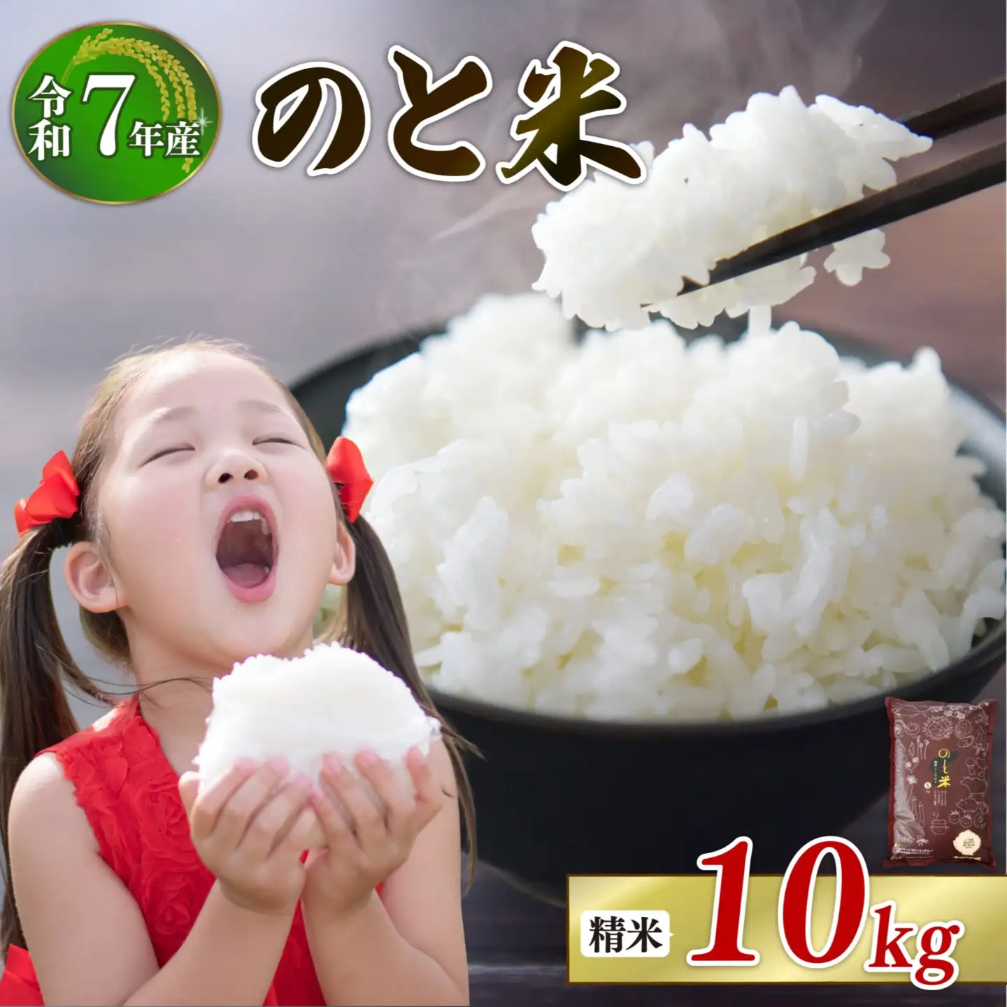 白米 10kg(5kg×2袋) 令和7年産 新米 精米 のと米 10kg