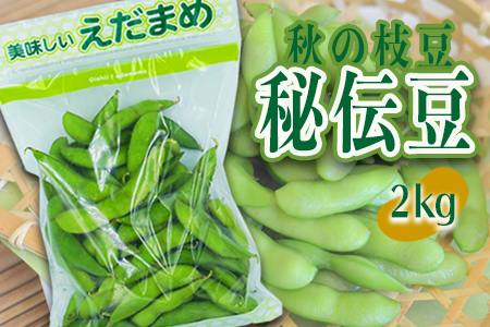 【2026年発送】山形秘伝の枝豆「秘伝豆」約2kg_H087(R8)